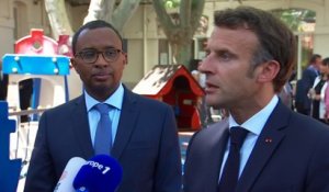 Emmanuel Macron annonce le retour des mathématiques "en option" en classe de Première dès la rentrée prochaine
