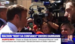 Violences au Stade de France: Emmanuel Macron "redit sa confiance" à Gérald Darmanin et Didier Lallement - Le président appelle à "tirer tous les enseignements en toute transparence"