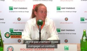 Roland-Garros - Ferro : "Un pas de plus dans la route pour ma reconstruction"