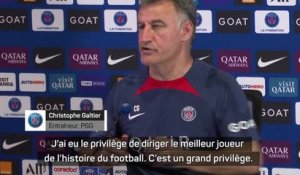 PSG - Galtier confirme le départ de Messi : “Son dernier match au Parc des Princes”