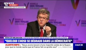 Jean-Luc Mélenchon, s'adresse à Emmanuel Macron sur sa promesse de baisser les impôts: "À quel moment mentez-vous ?"