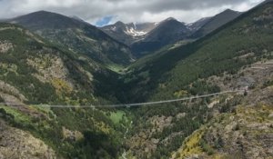En Andorre, ce pont suspendu de 603 mètres est le deuxième plus long au monde