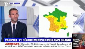 Canicule: 23 départements en vigilance orange