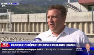 Serre-Ponçon: le directeur de l'office du tourisme évoque "un effet de sécheresse assez fort" et "prématuré"