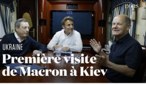 Le voyage en train de Macron, Scholz et Draghi en direction de Kiev