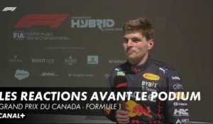 Les réactions avant le podium - Grand Prix du Canada- F1