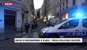 Refus d'obtempérer à Paris : trois policiers blessés