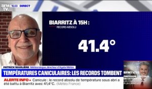 Canicule: "On a battu des records absolus", affirme le météorologue Patrick Marlière