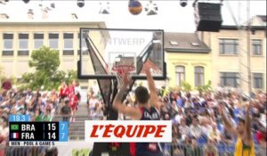 Le résumé de Brésil - France - Basket 3x3 - CdM (H)
