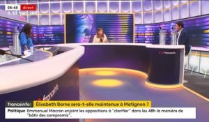 VIDEO. Législatives : le gouvernement refuse d'"agir en fonction des demandes de soumission" de Jean-Luc Mélenchon, selon Olivia Grégoire
