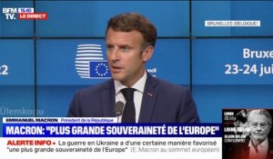 Emmanuel Macron: "Il faut une stratégie européenne" sur l'énergie