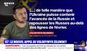 G7: Volodymyr Zelensky réclame plus d'équipements militaires pour repousser les troupes russes dans le Donbass