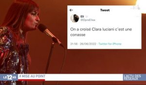 Zapping du 29/06 : Insultée par une fan, Clara Luciani répond