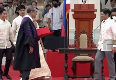 Prestation de serment du nouveau président philippin Ferdinand Marcos Jr.