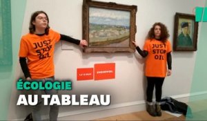 À Londres, deux militants écologistes se collent à un Van Gogh dans un musée