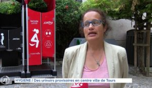 Le Journal - 01/07/2022 - HYGIÈNE / Des urinoirs provisoires en centre ville de Tours