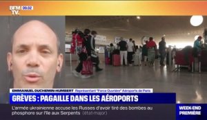 Grèves dans les aéroports: "on est au pied du mur" déclare ce représentant "Force Ouvrière" Aéroports de Paris