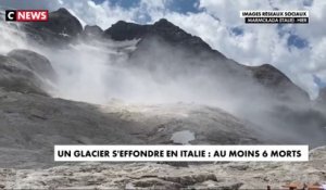Un glacier s'effondre dans les Alpes italiennes : au moins six morts