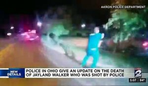 Etats-Unis - Des centaines de personnes ont manifesté à Akron, dans l'Ohio, après la diffusion d'une vidéo qui montre des policiers tirant sur un homme noir atteint, selon son avocat, par 60 balles - VIDEO