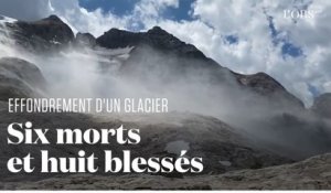 Un glacier s'effondre dans les Alpes italiennes, fragilisé par le réchauffement climatique