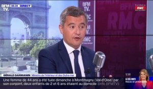 Gérald Darmanin: "Les JO et les matchs de foot au Stade de France, ce n'est pas tout à fait la même chose"