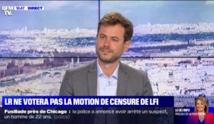 Paul Vannier (député Nupes-LFI): "Nous déposons une motion de censure parce-que ce gouvernement se défile"