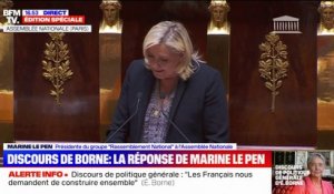 Marine Le Pen: "Emmanuel Macron, qui avait tous les pouvoirs, se voit aujourd'hui contraint d'entendre les Français"