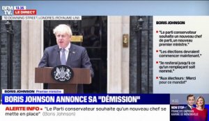 Boris Johnson: "Merci au peuple britannique de m'avoir conféré ce privilège immense"