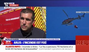Plus de 180 pompiers mobilisés pour éteindre l'incendie à Arles