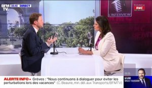 Clément Beaune, ministre délégué chargé des Transports: "Ceux qui ont plus de flexibilité, je les encourage à décaler leur départ en train"