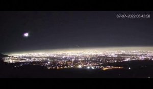 Chili: une météorite éclaire le ciel de Santiago