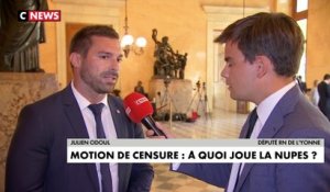 Julien Odoul sur le refus du RN de signer la motion de censure : «Les députés de la Nupes sont dans la provocation»