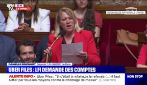 Danielle Simonnet: "Uber a pu s'appuyer sur son VRP en chef, Emmanuel Macron"