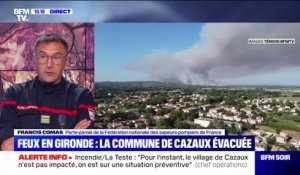 Francis Comas (Fédération nationale des sapeurs-pompiers de France): "On ne va pas pouvoir tenir comme ça tout l'été avec autant de départs de feu [...] Il faut tout faire pour l'éviter"