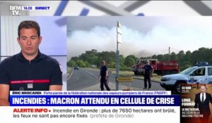Incendies en Gironde: "Les espaces entre chaque crise naturelle sont de plus en plus courts", alerte le pompier Eric Brocardi