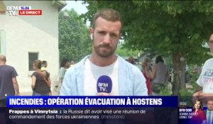 Incendies en Gironde:1500 habitants évacués à Hostens