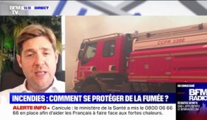 "Évitez une trop forte exposition à la fumée", alerte le directeur de l'Agence régionale de santé de Nouvelle-Aquitaine, Benoît Elleboode