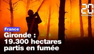 Gironde : 19.300 hectares partis en fumée, les incendies continuent