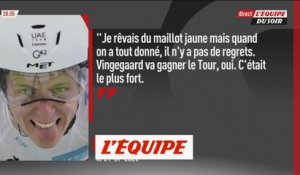 Pogacar : « Vingegaard était plus fort que moi » - Cyclisme - Tour de France