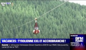 C'est vos vacances: oseriez-vous cette tyrolienne géante sur le plateau d'Yzeron près de Lyon ?