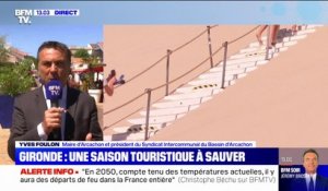 Yves Foulon, maire d'Arcachon: "On est sur une baisse de fréquentation de 40%"