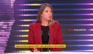 Loi pouvoir d'achat : Aurore Bergé ne veut pas d'une taxe sur les superprofits car "il faut un cadre fiscal attractif"