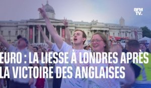 Les images de liesse à Londres après la victoire des Anglaises à l'Euro
