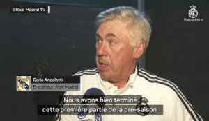 Ancelotti : "Confiants pour gagner la Supercoupe"