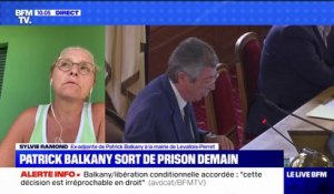Sylvie Ramond, ex-adjointe de Patrick Balkany à la mairie de Levallois-Perret, réagit après l'annonce de sa libération conditionnelle