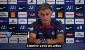 PSG - Galtier : “Sergio est prêt à être performance et disponible”