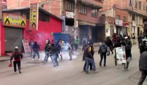 NoComment : des cultivateurs de coca manifestent en Bolivie