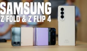 On a essayé les nouveaux Galaxy Z Fold 4 et Z Flip 4 de Samsung !