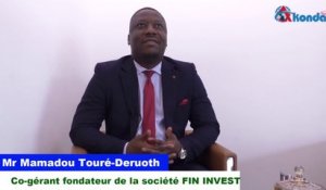 1ère partie:  "L’invité de la rédaction" Mamadou Touré-Deruoth, Co-gérant et fondateur de Fin’Invest