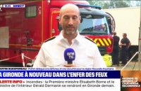 Incendie en Gironde: "Le feu a généré son propre vent", explique Martin Guespereau (préfecture)